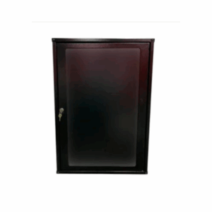 Rack-padrão-19'-16Ux470-Preto-parede-visor-de-acrílico