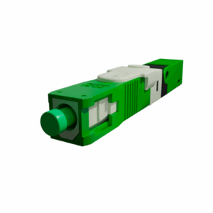 Conector-Óptico-one-click-sc-apc-verde