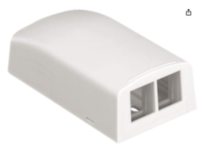 CAIXAS DE SUPERFICIE 2 PTS NK2BXWH-A - NETKEY/PANDUIT