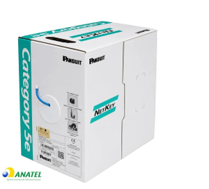 CABO CAT5E U/UTP CM AZ NUC5C04BU-CE - NETKEY/PANDUIT